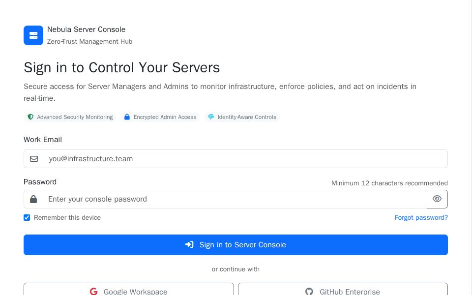 Blazor Login Form with Bootstrap, EditForm validation, password toggle, social sign-in buttons, and dashboard preview pane