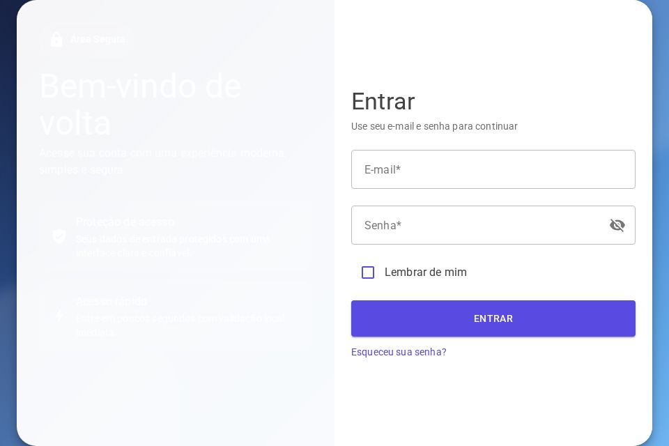 MudBlazor login page with split-screen layout, video background, password visibility toggle, and form validation