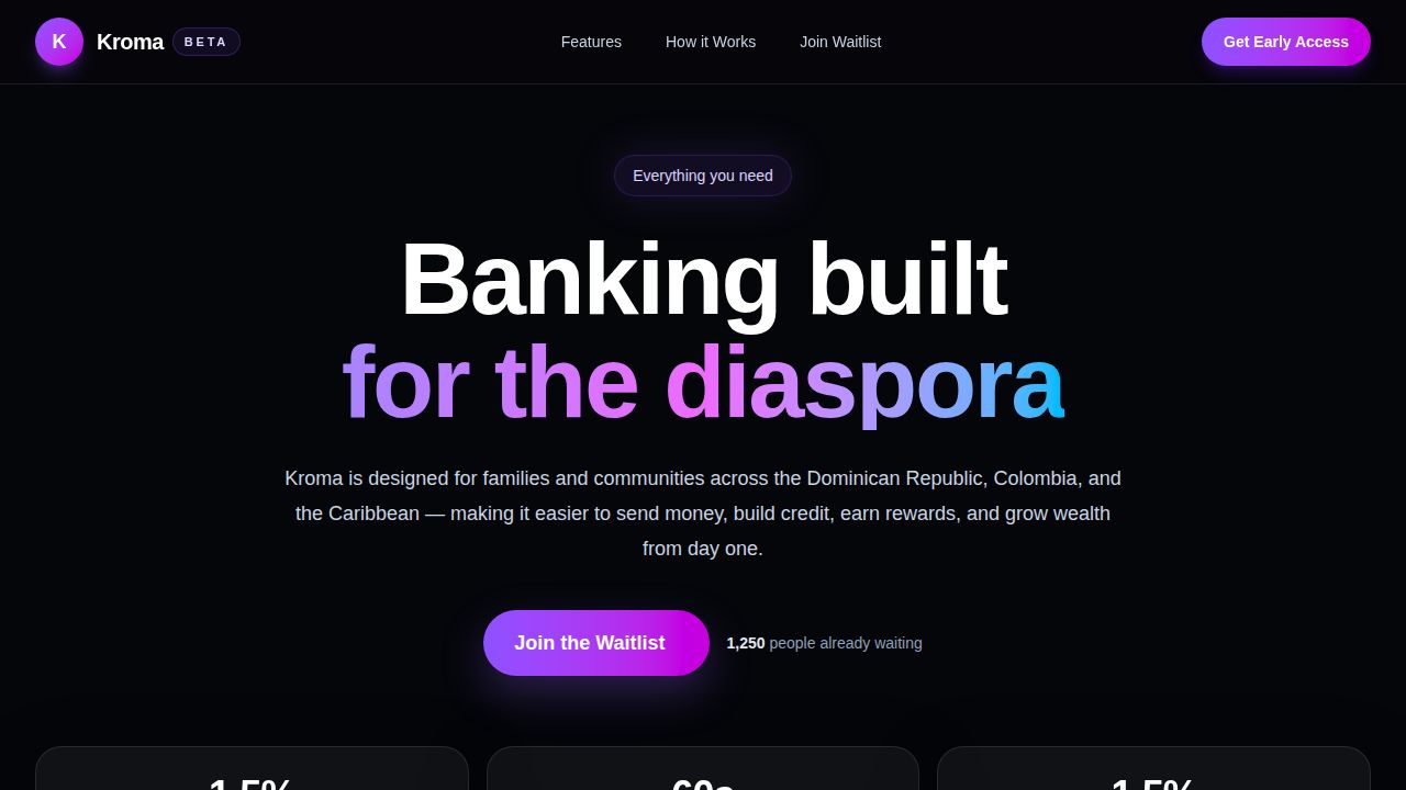 Angular Tailwind waitlist landing page with hero banner, reactive signup form, live stats cards, and recent registrations panel